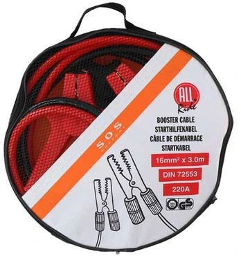 All Ride Allride SOS Support, Startkabler, 220A, 16mm2, 3m,