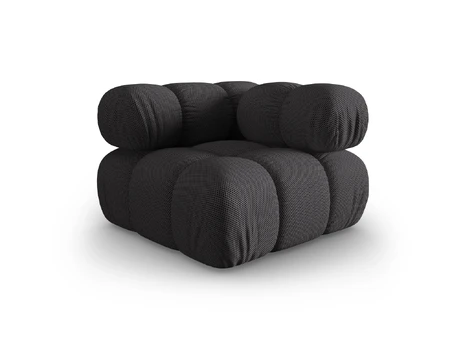 Modulinės sofos dalis - kampas, Bellis, 1 sėdynė, 94x94x70, espreso spalvos