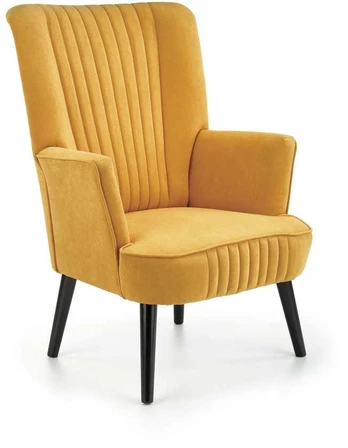 Fotelis Delgado Mustard, 75 cm x 70 cm x 100 cm