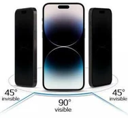 iLike IPHONE 15 GRŪDINTAS PRIVATUMO STIKLAS Apple Black