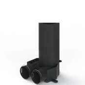 Dėžė antistatinė, difuzoriaus Komponentum DN125-2X75 kaina