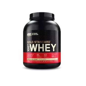 Optimum Nutrition 100% WHEY GOLD STANDARD 2273g - White chocolate raspberry skonis