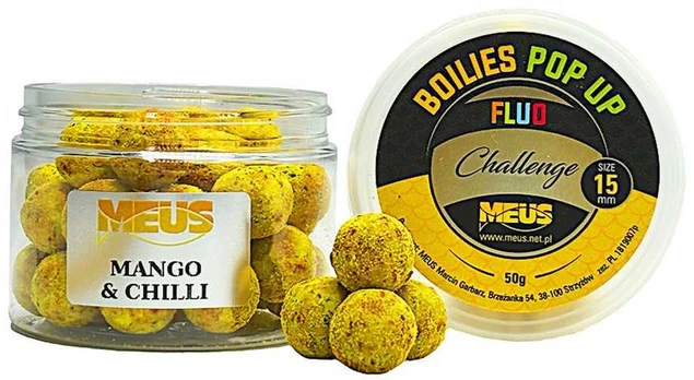 Meus Challenge Fluo Wafters 15mm - Mango & Chilli