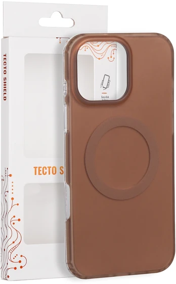 Dėklas Telforceone Tecto Shield nakładka Mistiq Mag case for iPhone 16 Pro Max 6,9' ruda