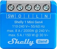 Išmanusis jungiklis Shelly 1 Mini Gen4