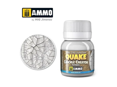 Vallejo AMMO by MIG Jimenez AMMO MIG - QUAKE CRACKLE CREATOR TEXTURES Crackle Base, 40ml, 2182