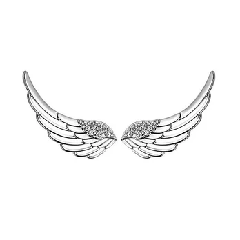 Sidabriniai auskarai Angel