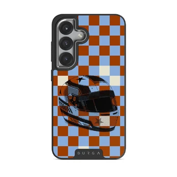 Pit Stop - Samsung Galaxy S25 Case, Elite Dark (Magnetic) / Silver