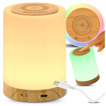 Belaidė LED Naktinė Lempa su RGB