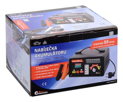 Akumuliatoriaus užvedėjas Compass, 6 - 12 V, 10 A