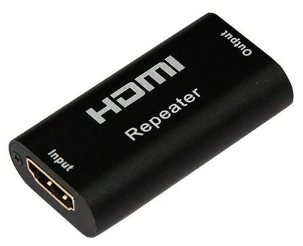 Techly HDMI2.0 Repeater, 4K, Signal Verstärker, 40 Meter