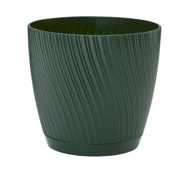Vazonas Form Plastic Mika Eco 4590-075, plastikinis, Ø 26 cm, žalias