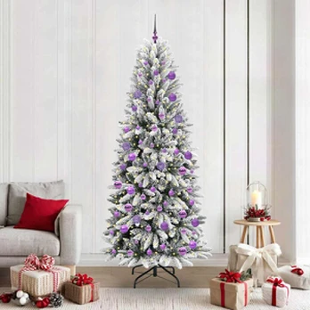 Dirbtinė Kalėdų eglutė su 300 LED Balta 78 x 78 x 210 cm