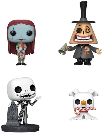 Funko POP pack 4 figures Disney The Nightmare Before Christmas