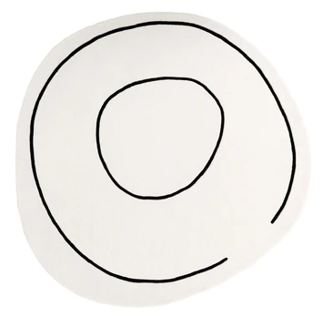 Apvalus kilimas Loop Ivory, 250 cm