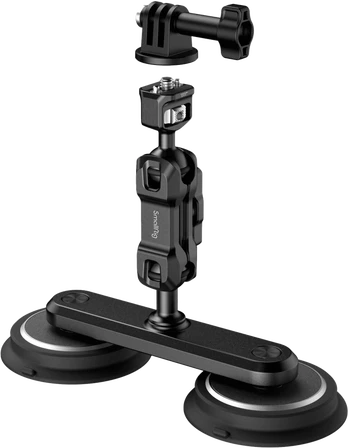 SmallRig 4467 Dual Magnetic Suction Cup Mounting Support Kit for Action Cameras