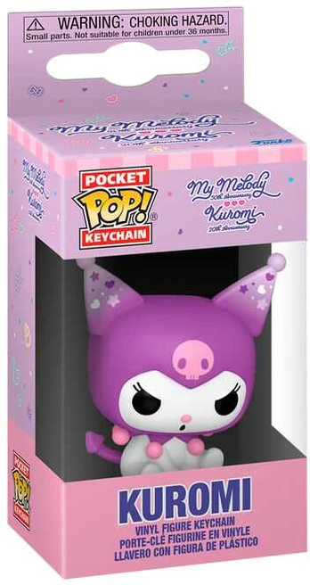 Funko Pocket POP Keychain Hello Kitty 20th Anniversary Kuromi Grumpy