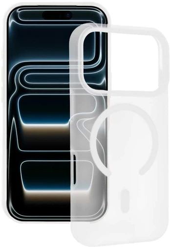 Tel Protect Mist Matte Magsafe dėklas skirtas Apple iPhone 16 Pro Max skaidrus
