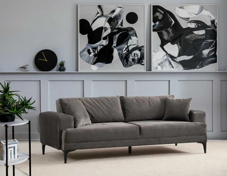 3 vietų sofa Astana 3 Seater - Anthracite