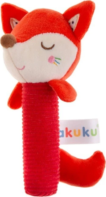 Pliušinis barškutis Akuku Squeaker Fox
