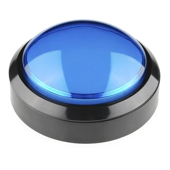 BIG Push Button 10cm - mėlynas
