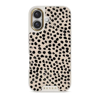 Almond Latte - Cute iPhone 16 Case, Elite Light (MagSafe) / Gold