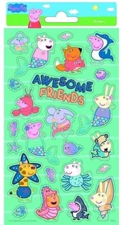 Peppa Pig Sticker Sheet Junior 102 X 200 Mm 60-Piece