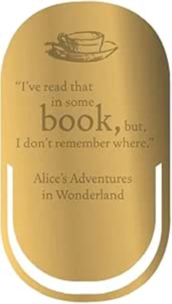 Bookmark Metal - Pulteney Press (Alice)