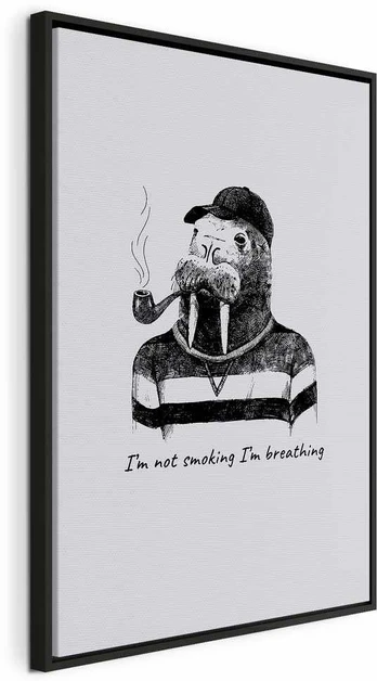 Artgeist Paveikslas - I'm Not Smoking. I'm Breathing (1 Part) Vertical