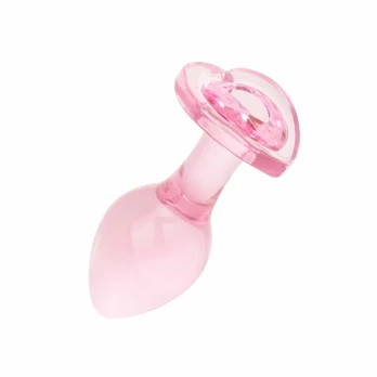 Anal Collection - analinis kamštelis stiklinis, mažas - 7 cm