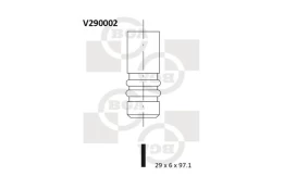 Įvado vožtuvas BGA V290002 kaina