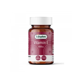 LIFEPLAN VITAMIN E 400 IU, 60 kaps.