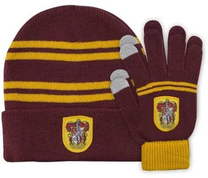 Vision Gryffindor hue og handsker, voksen