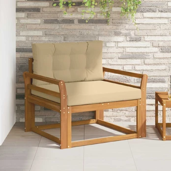 Lauko Vidurinis Sofa Kietos akacijos mediena Natūrali