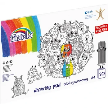 Piešimo albumas FIORELLO, A4, 20 lapų, 80gsm