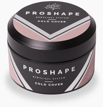 Elixir Eclair Nails Cover Cold Proshape Acryl+gel 50g - akrilogelis nagams