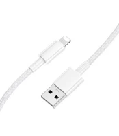 Baltas USB-A - Lightning 2.4A 100cm laidas "Borofone BX117"