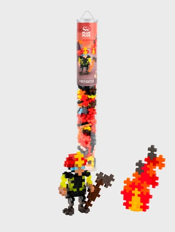 Plus-Plus - Firefighter / 100 pcs Tube (4294)