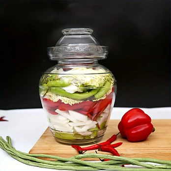 stiklinis fermentavimo indas, 2500 ml