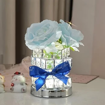 Rožių lempa USB, Mėlyna