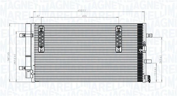 Kondensatorius, oro kondicionierius MAGNETI MARELLI 350203827000