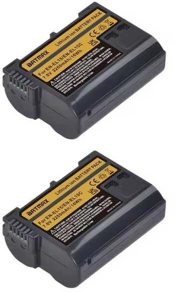 Batmax EN-EL15 akumuliatorius 2 vnt