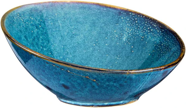 DEEP Mėlynas Misa bufetowa ukośna śr.25 cm