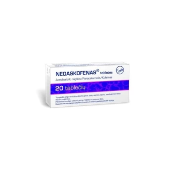 NEOASKOFENAS 200 mg/200 mg/40 mg tabletės N20