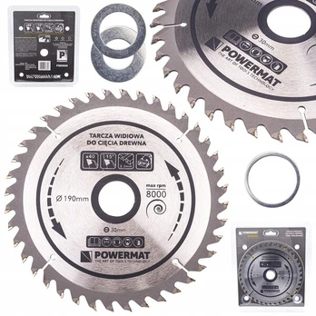 Pjovimo diskas medienai Powermat 190x30mm, 40 dantų