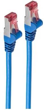 shiverpeaks Patchkabel S/FTP Cat.6a blau 0,15 m