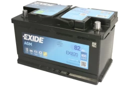 Starting battery 82Ah 800A R+ AGM kaina