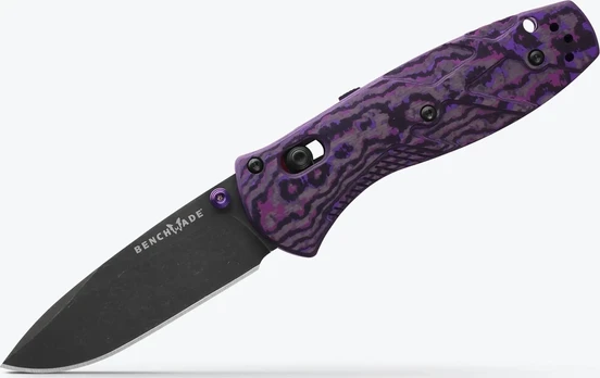 Benchmade 585BK-251 Mini Barrage sulankstomas peilis, Gold Class 2025