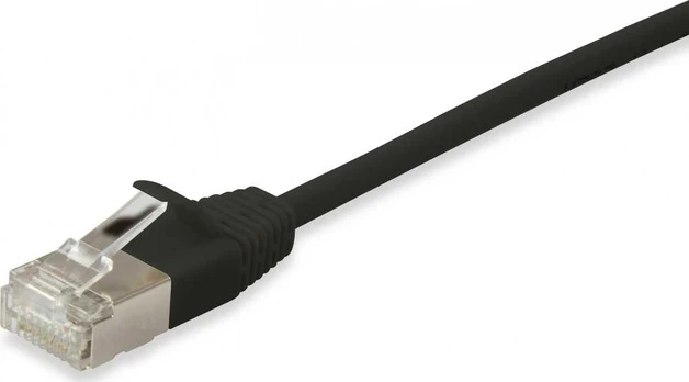 Equip Equip Patchkabel Cat6A S/FTP 2xRJ45 0.50m sw (SSTP) Slim
