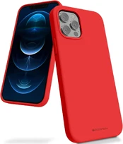 Dėklas Mercury Silicone iPhone 15 Plus 6,7" raudona|red kaina